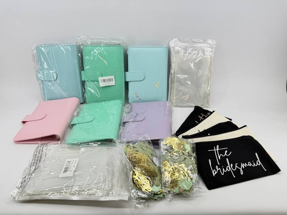 LeeLoon A6 Budget Binder Cash Envelope Wedding Pouch Mixed Lot 4.40 lb